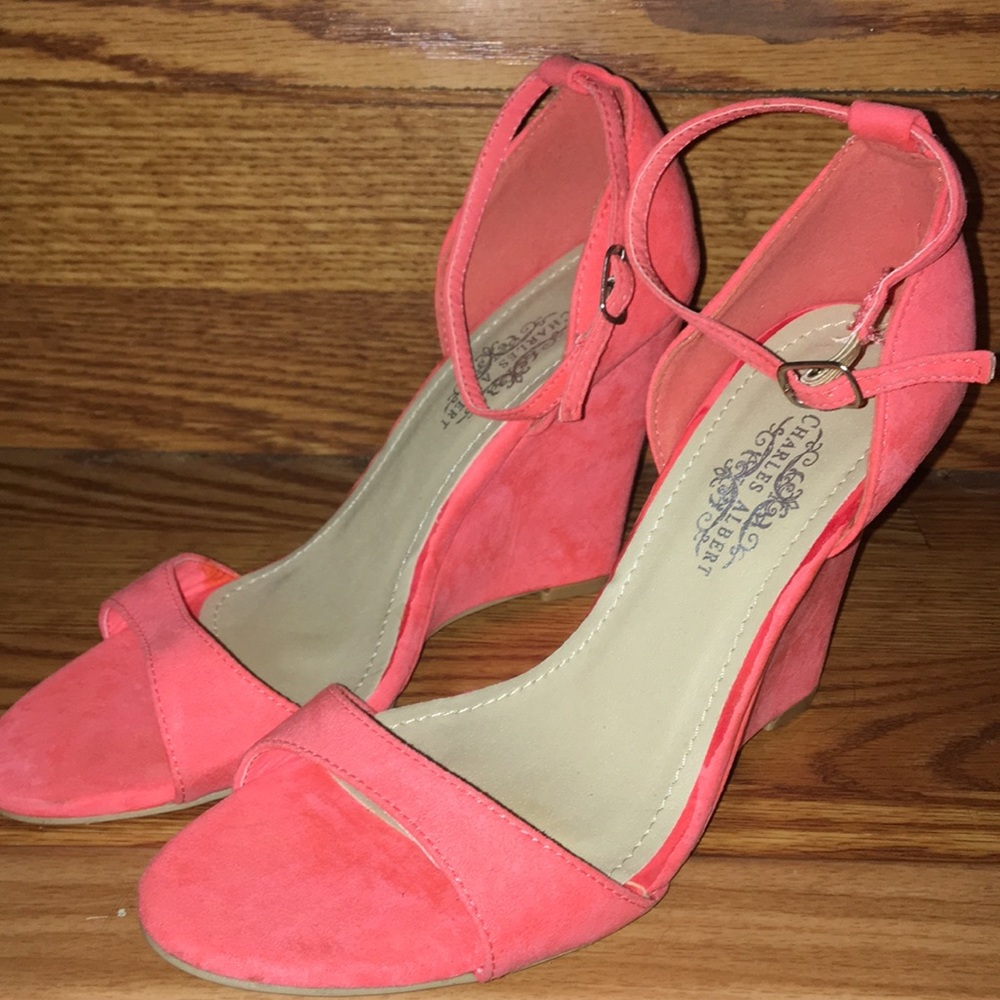 Coral Wedge Heel